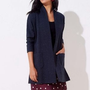 Loft Flecked Tie Waist Cardigan